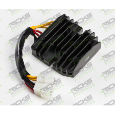 Rick's Motorsports Electrics Universal Style Hot Shot Series Rectifier-Regulator for Suzuki V-Strom 1000 '60-20, TL1000R,S '97-09